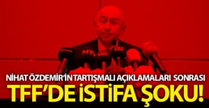 TFF'de istifa şoku!